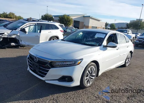 2022 Honda Accord Hybrid Ex-L из США, поврежденный, VIN 1HGCV3F51NA006914
